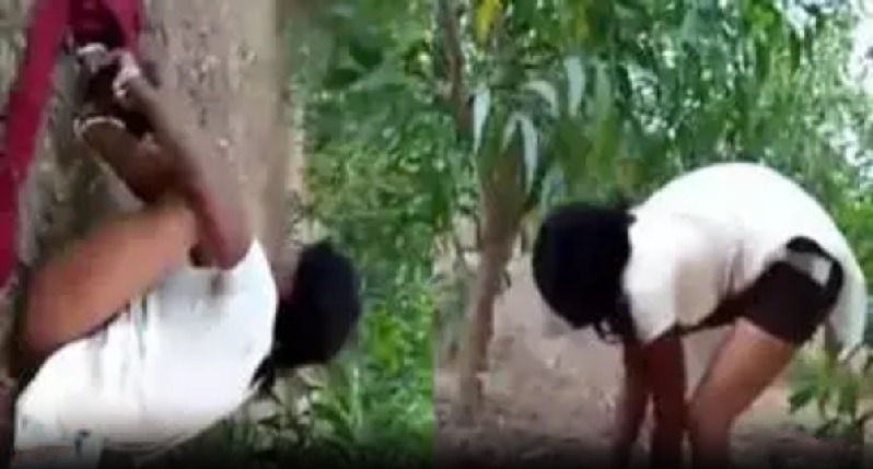 Kammam Lo Bazardhani Dengudu Polam Lo Telugu Outdoor Sex