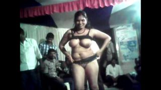 Telugu aunty erotic naked sex dance in village