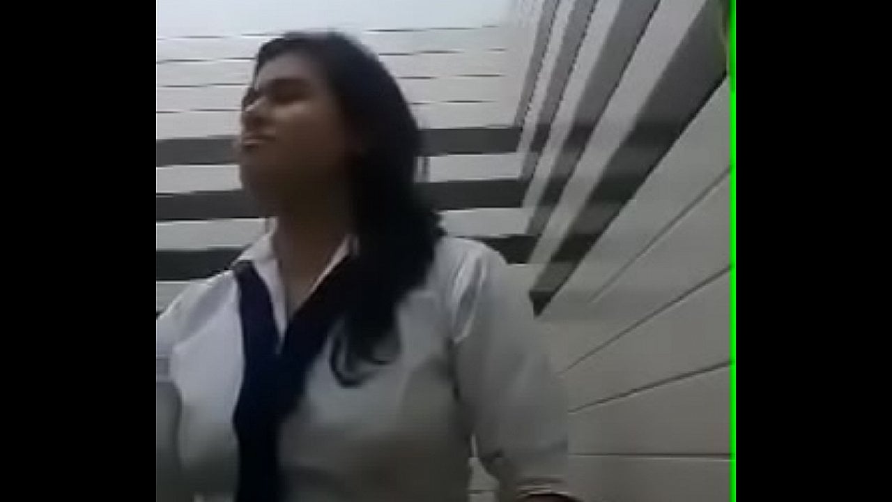 Selfie video of office girl in bathroom - Telugu big boobs video