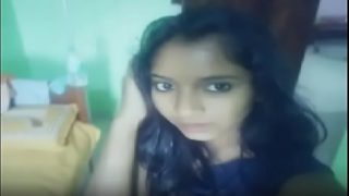 Horny telugu student showing puku and singing